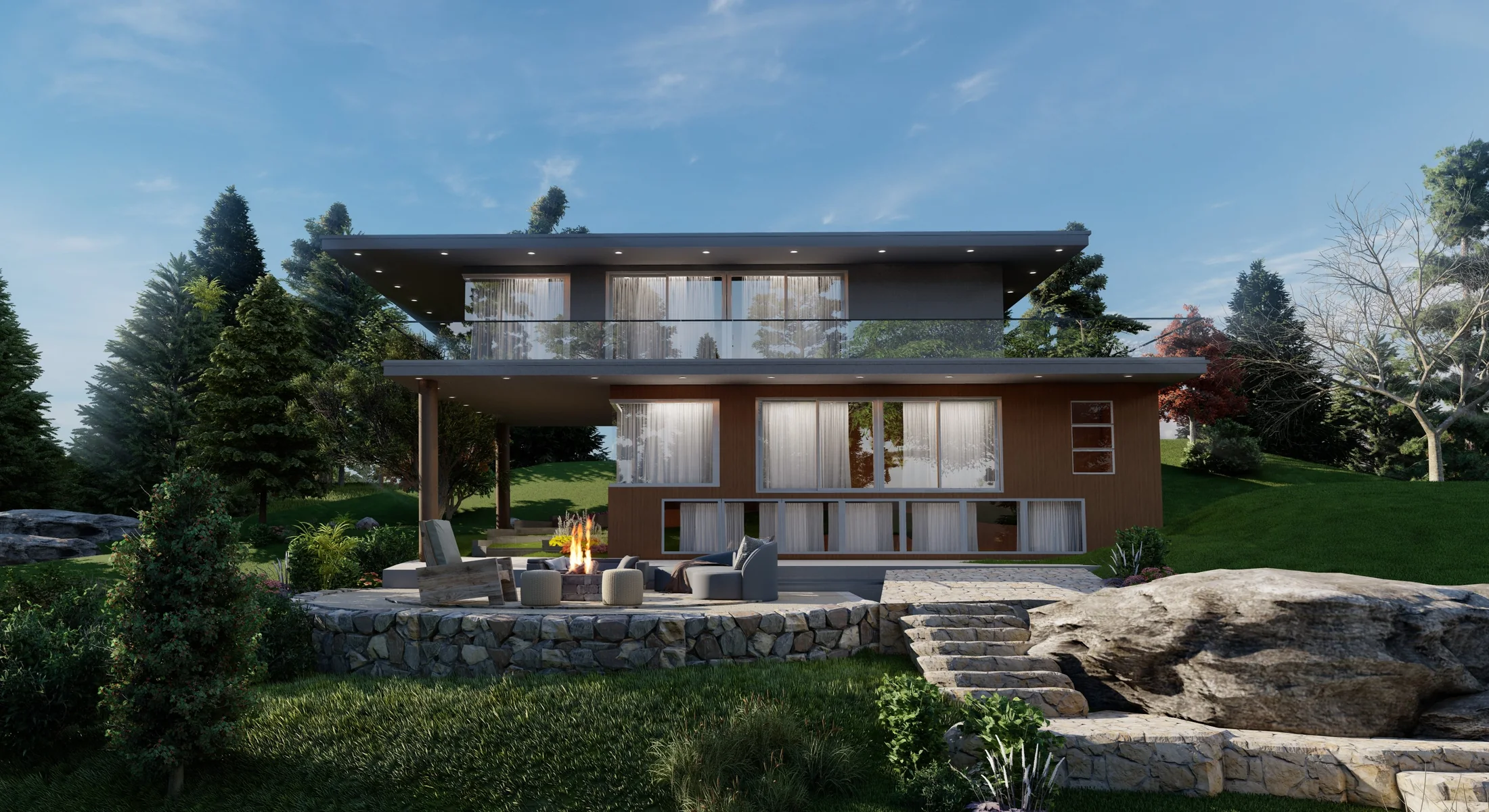 Hillside Glass Residence