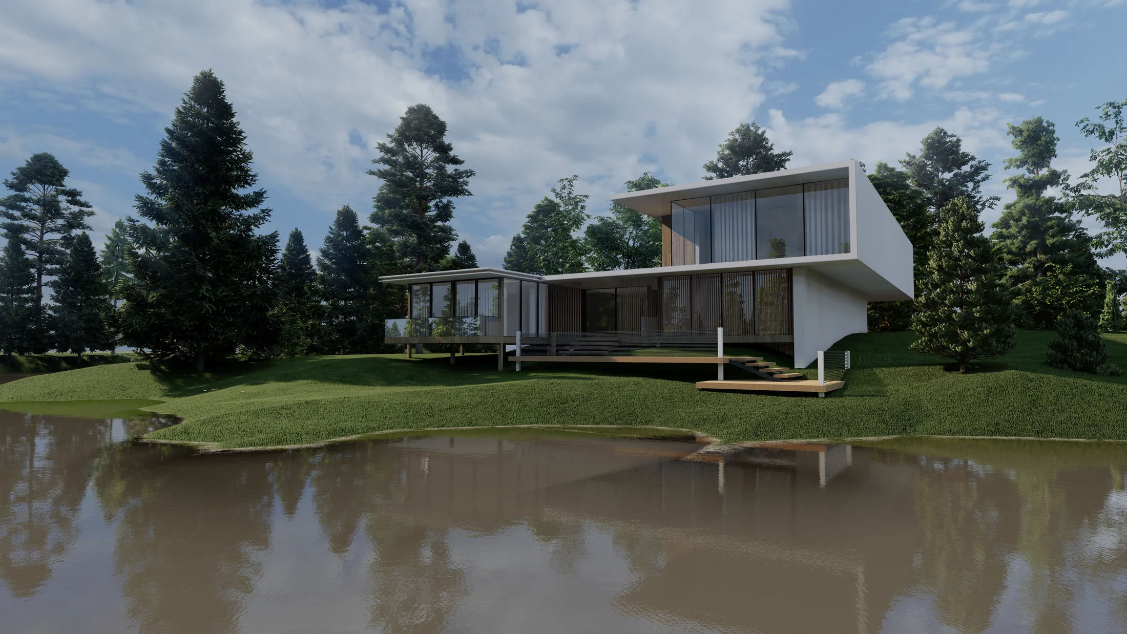 Lakeside Modern Residence